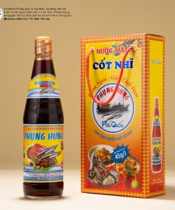 Hộp 2 chai nước mắm Phụng Hưng Phú Quốc 45 độ đạm 700ml