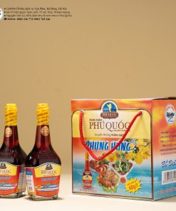 Hộp 6 chai nước mắm cốt Phụng Hưng Phú Quốc 40g/l 200ml