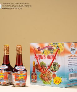 Hộp 6 chai nước mắm Phụng Hưng Phú Quốc 45 độ đạm 200ml